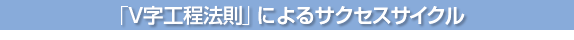 「V字工程法則」によるサクセスサイクル